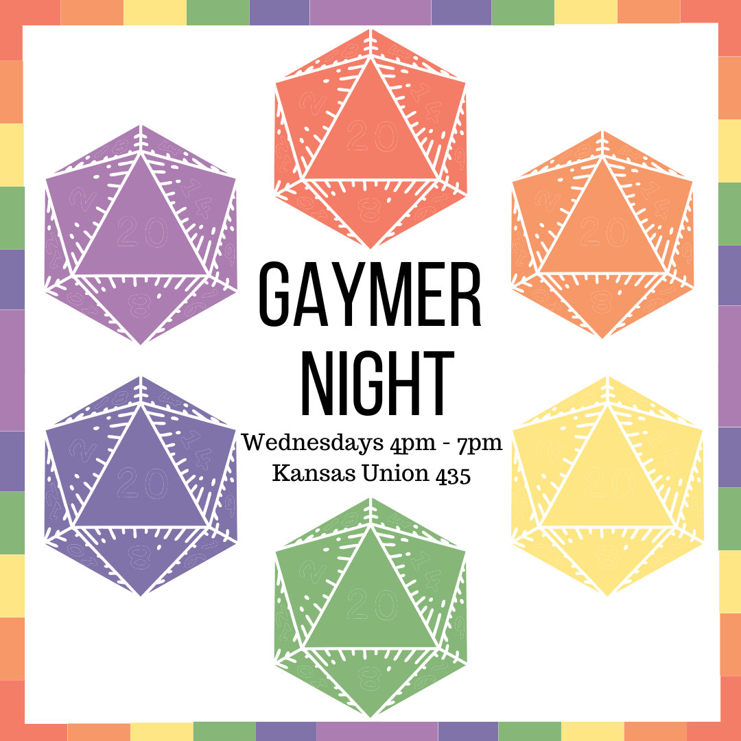 Gaymer night advertisment