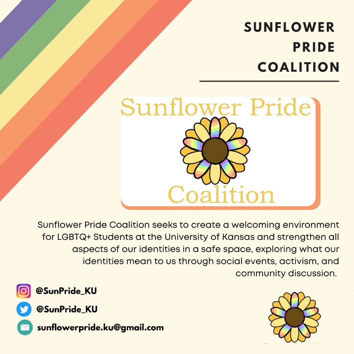 Sunflower Pride marketing